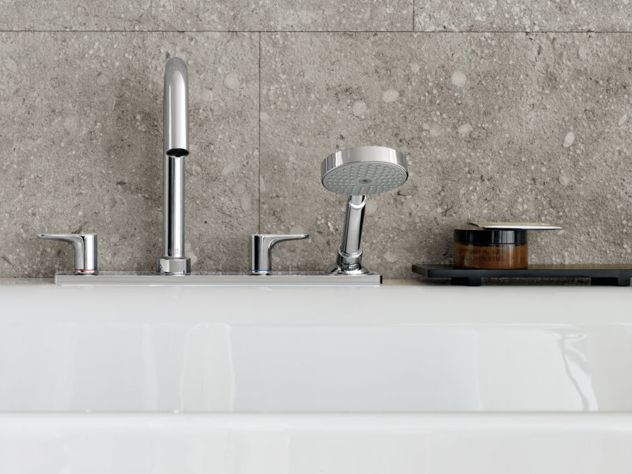 Axor Citterio M Ambience 4 gats badrandkraan met handdouche