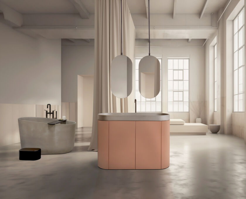 Decor 2 eiland montage beton