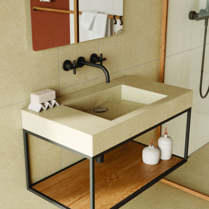 Area Pro Badezimmer sandbeige D 3