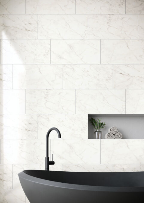 Stone Concept Bad WF 30x60 carrara bianco glzd D01