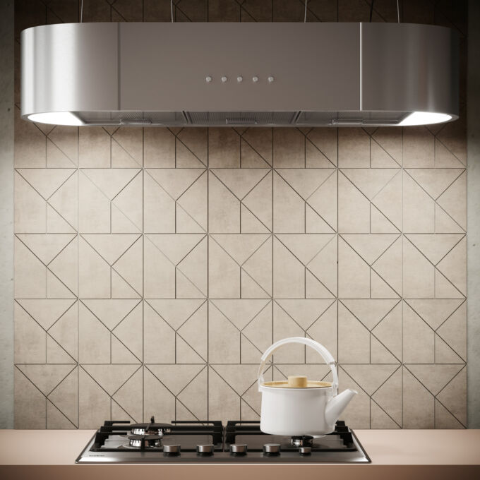 Stories Kitchen Tangram sepia D 1