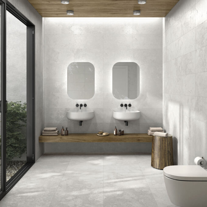 Aurea Linea Light Grey WC amb R3858