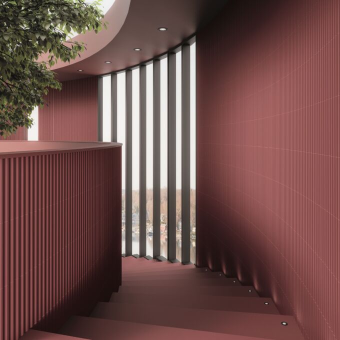 AMB 04 STRIPES GARNET