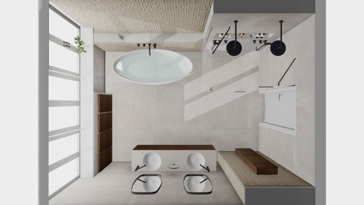 20260127 Gerealiseerde badkamer fam Wisse met tekening 2